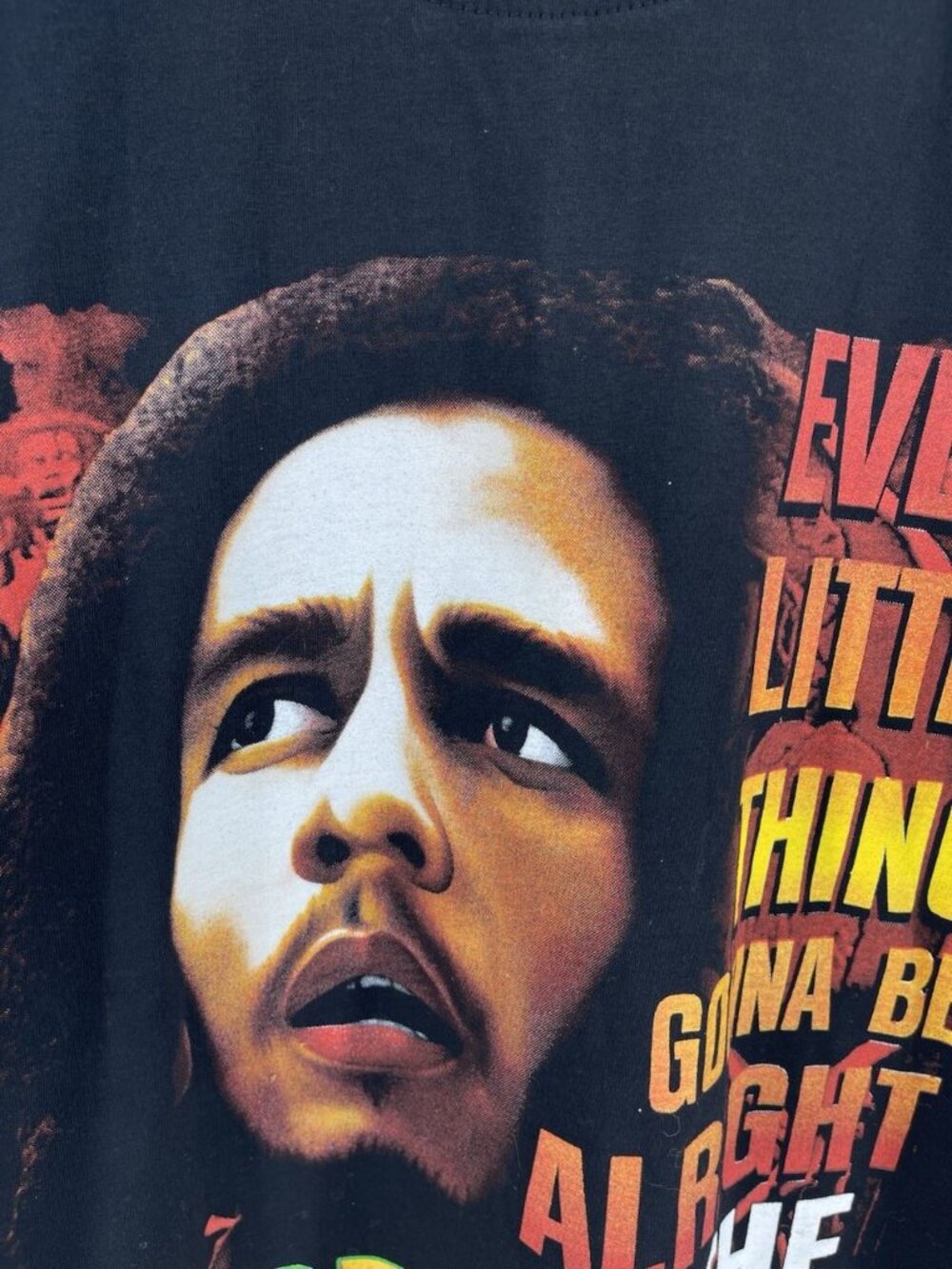Bob Marley Raggae Shirt Double Sided Graphic 70 Rare XL Classic Jamaica Resort - Picture 11 of 12